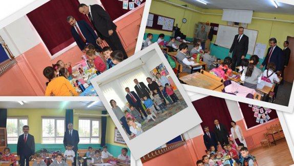 İlçe Kaymakamımız Murat KAHRAMAN ve İlçe Milli Eğitim Müdürümüz Bayram BENLİCE Okullarımızı Ziyaret Etti